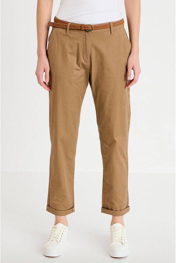 Cache regular waist cropped broek