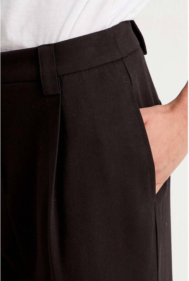 Cache regular waist pantalon zwart - Foto 2