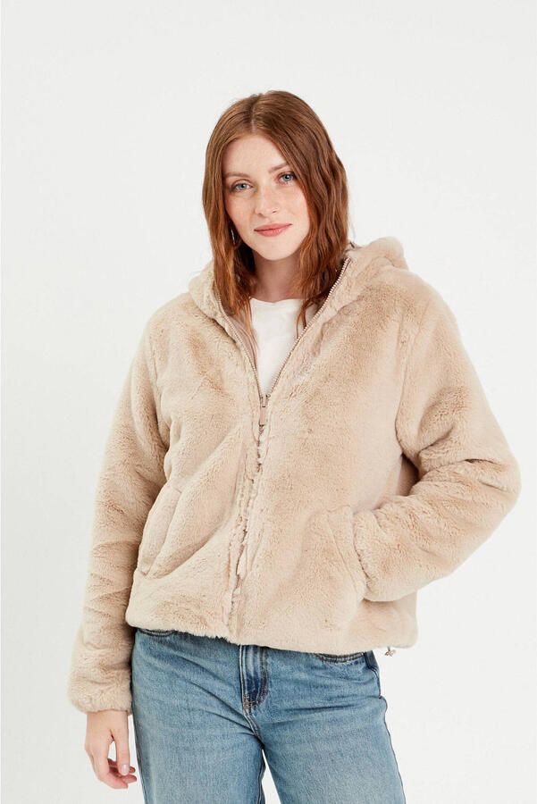 Cache reversible jas beige - Foto 3