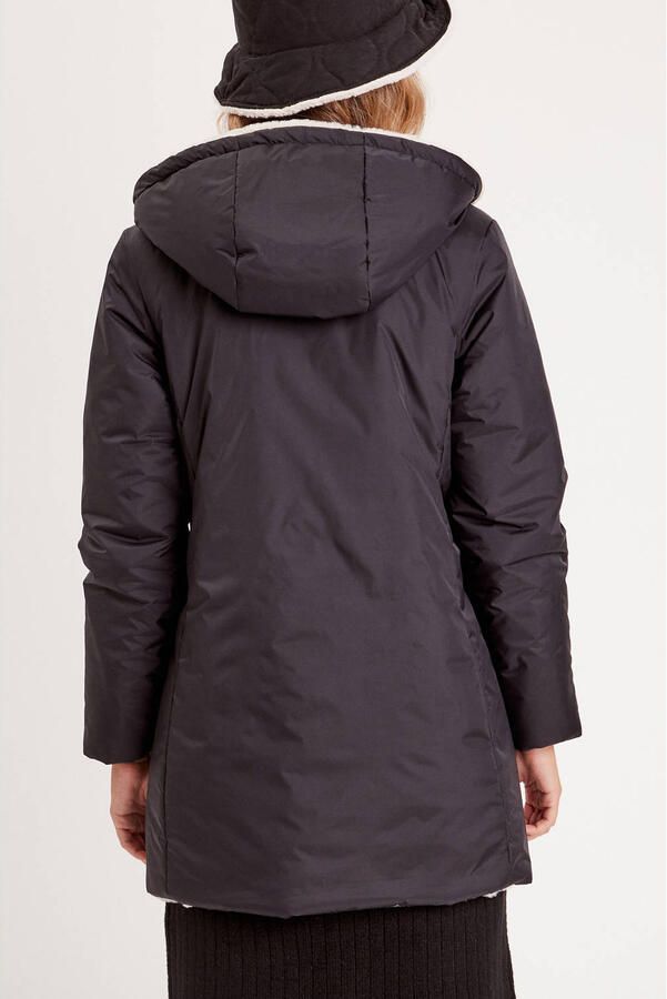 Cache reversible winterjas zwart - Foto 3