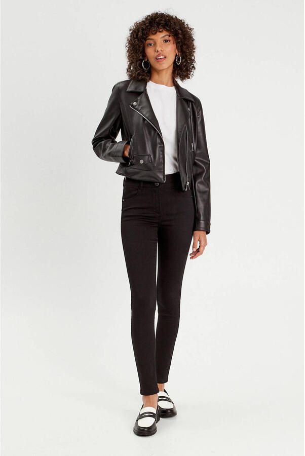 Cache skinny jeans black denim