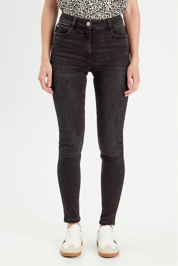 Cache skinny jeans black denim
