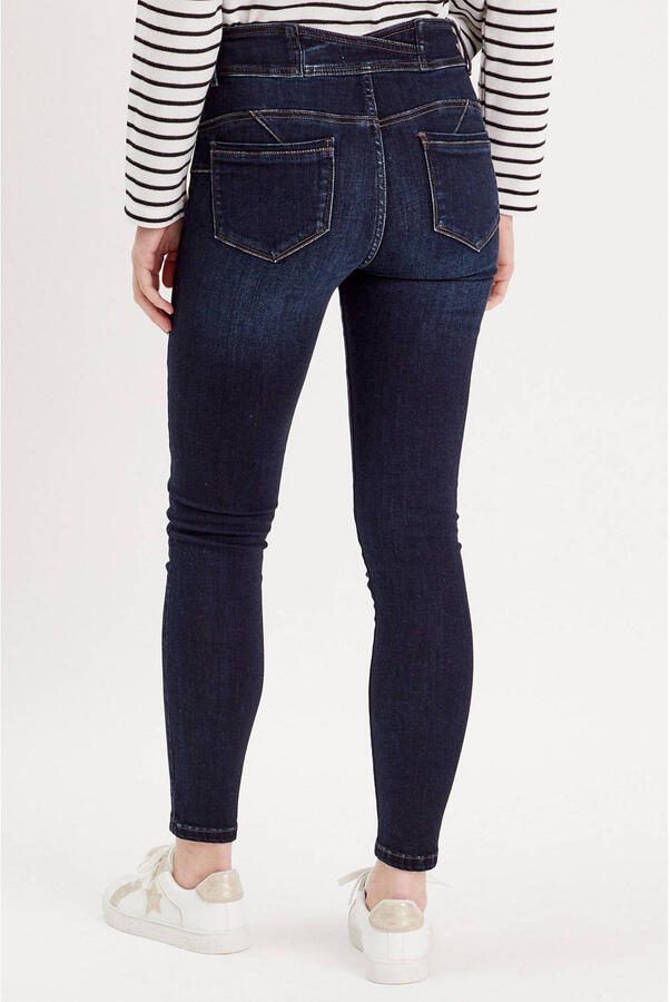 Cache skinny jeans dark blue - Foto 2