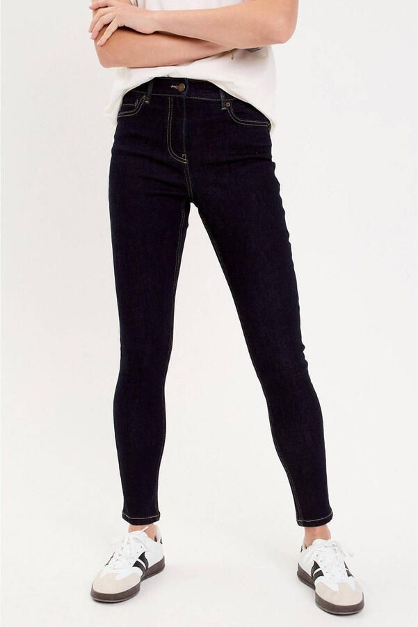 Cache skinny jeans dark blue - Foto 2