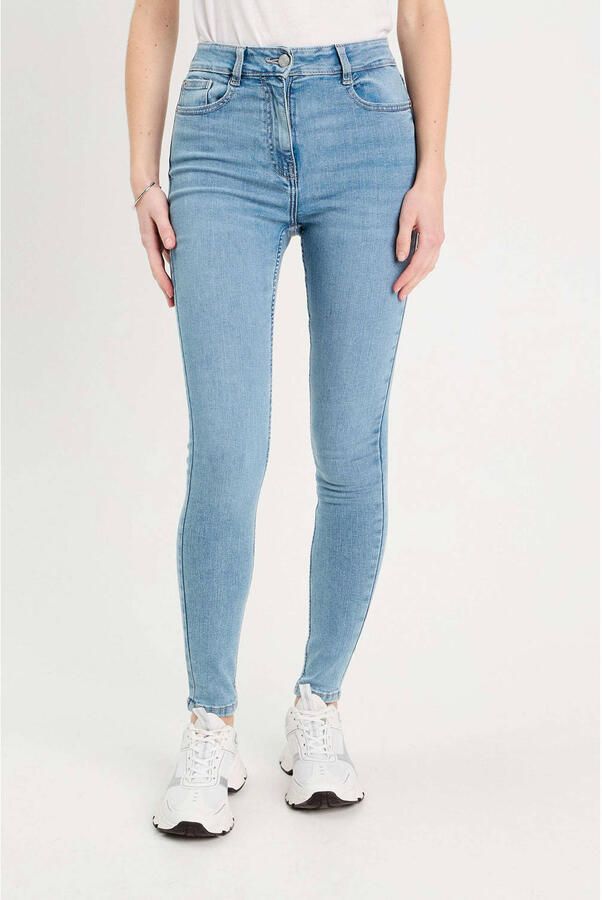 Cache skinny jeans light blue denim