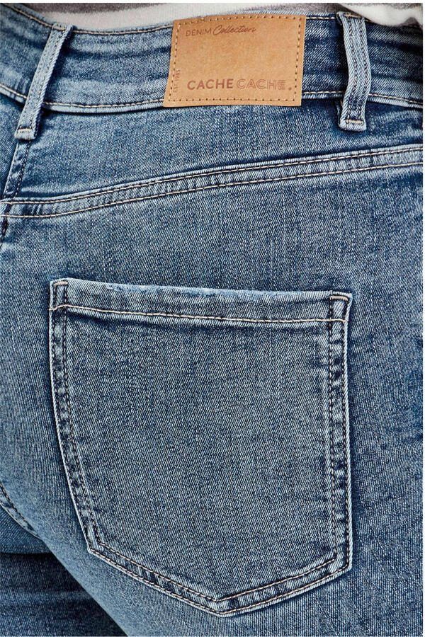 Cache skinny jeans medium blue denim - Foto 3