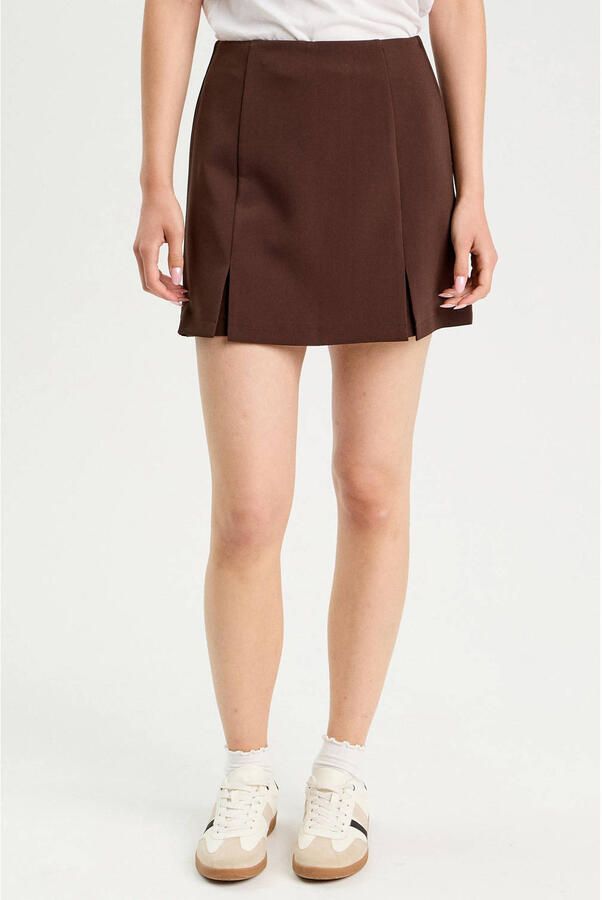 Cache skort donkerbruin