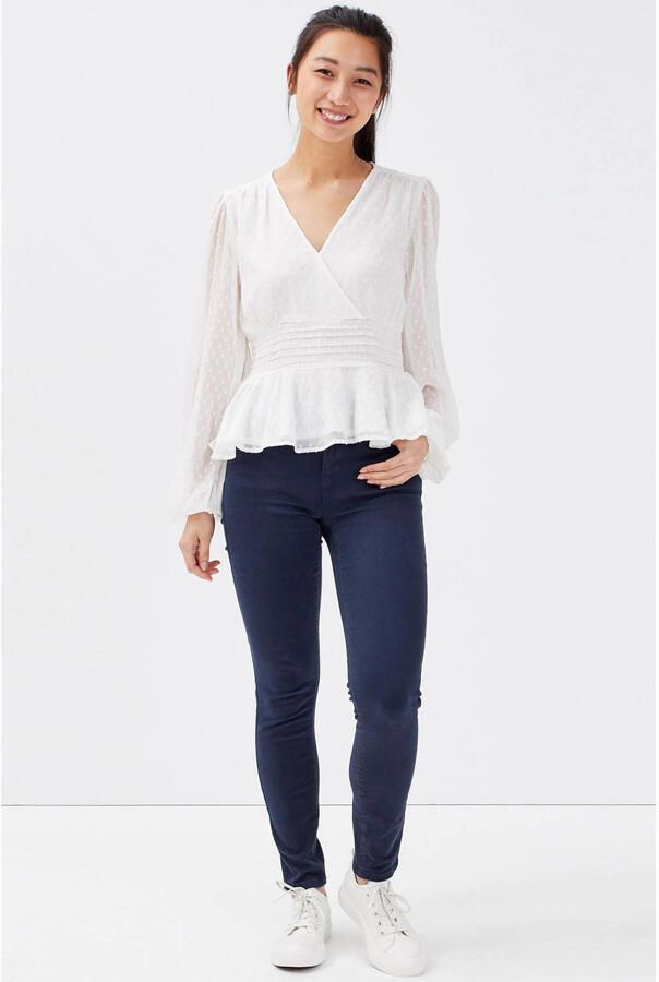 Cache slim fit jeans donkerblauw