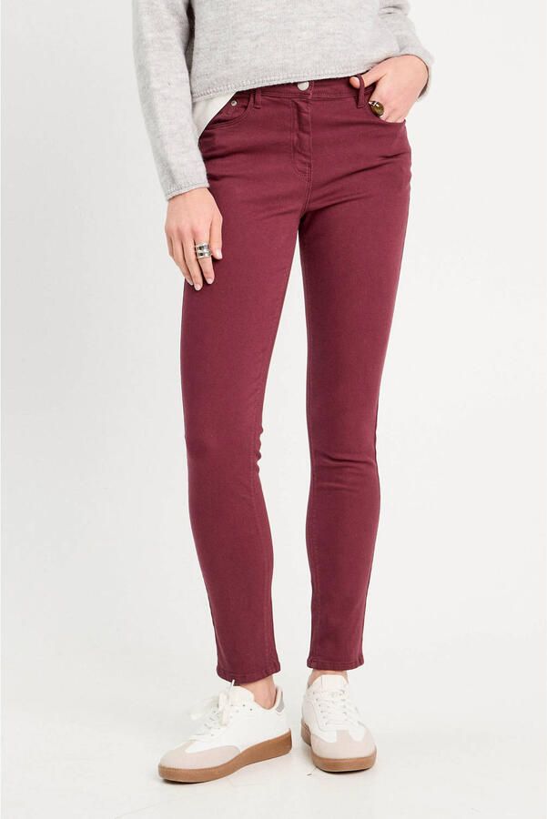 Cache slim fit jeans donkerrood