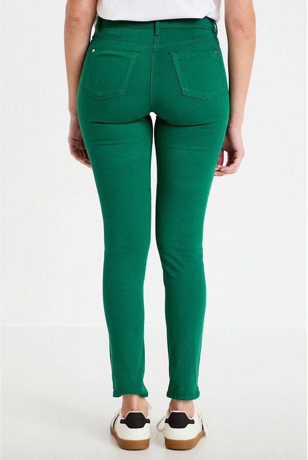 Cache slim fit jeans groen