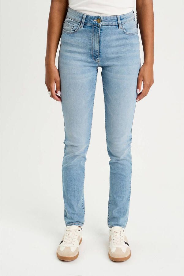 Cache slim fit jeans light blue denim