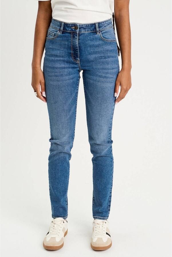 Cache slim fit jeans medium blue denim