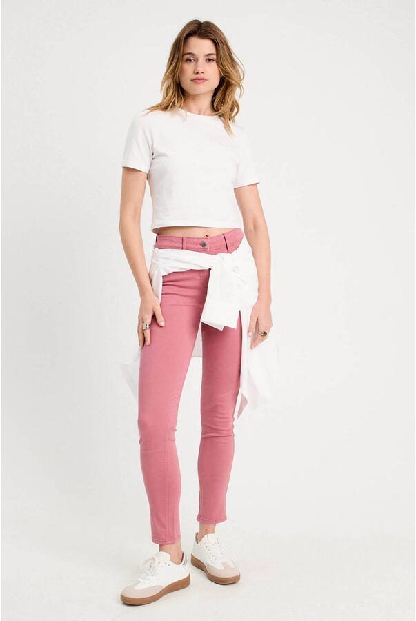 Cache slim fit jeans oudroze - Foto 3