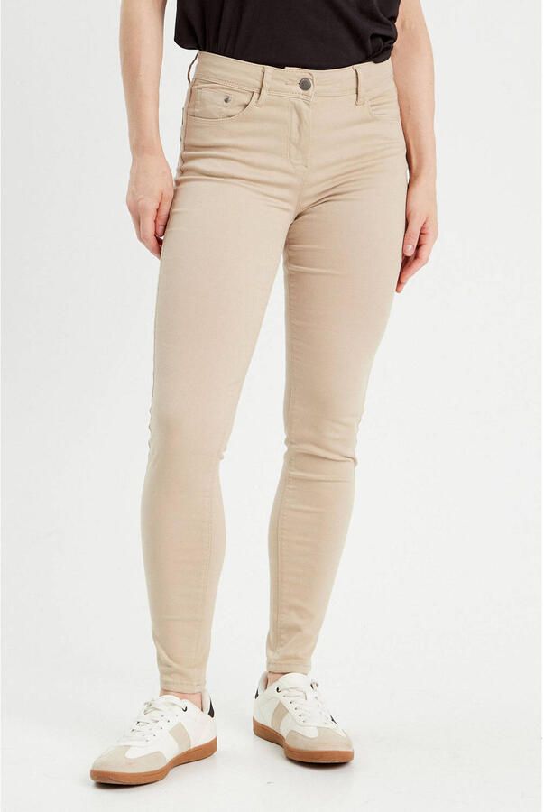 Cache slim fit jeans taupe