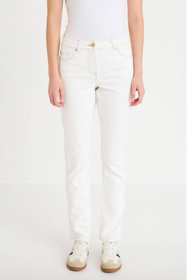 Cache slim fit jeans wit