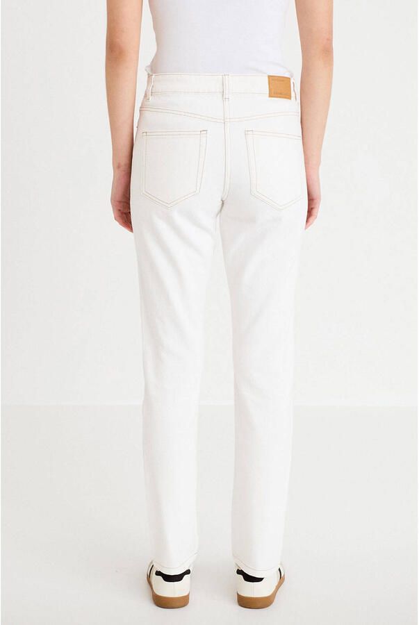 Cache slim fit jeans wit - Foto 2