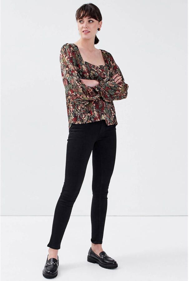 Cache slim fit jeans zwart