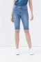 Cache slim fit korte jeans blauw - Thumbnail 1