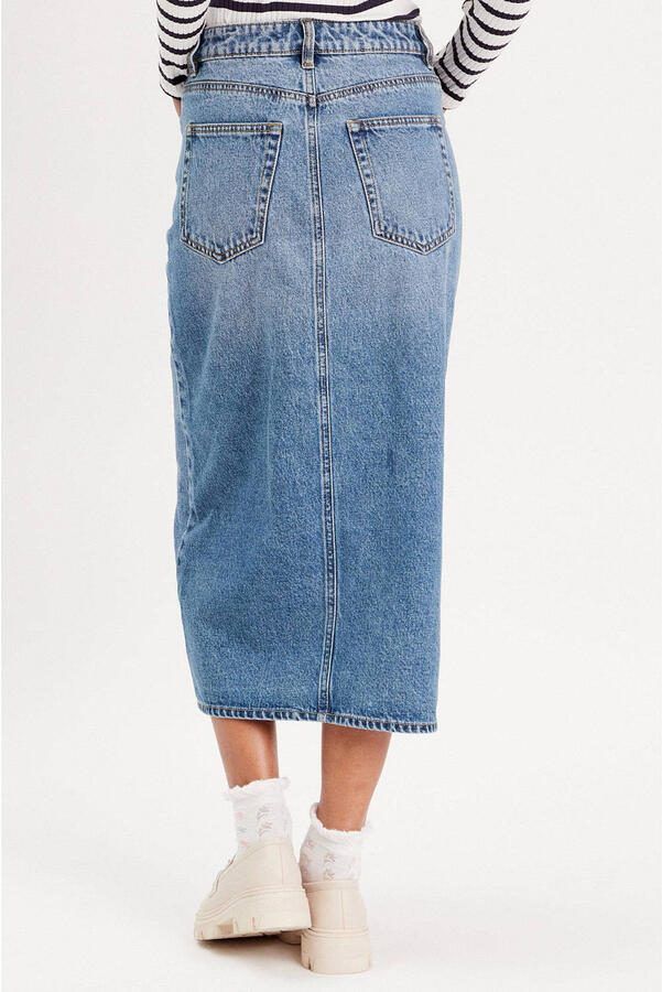 Cache spijkerrok stonewashed blue - Foto 3
