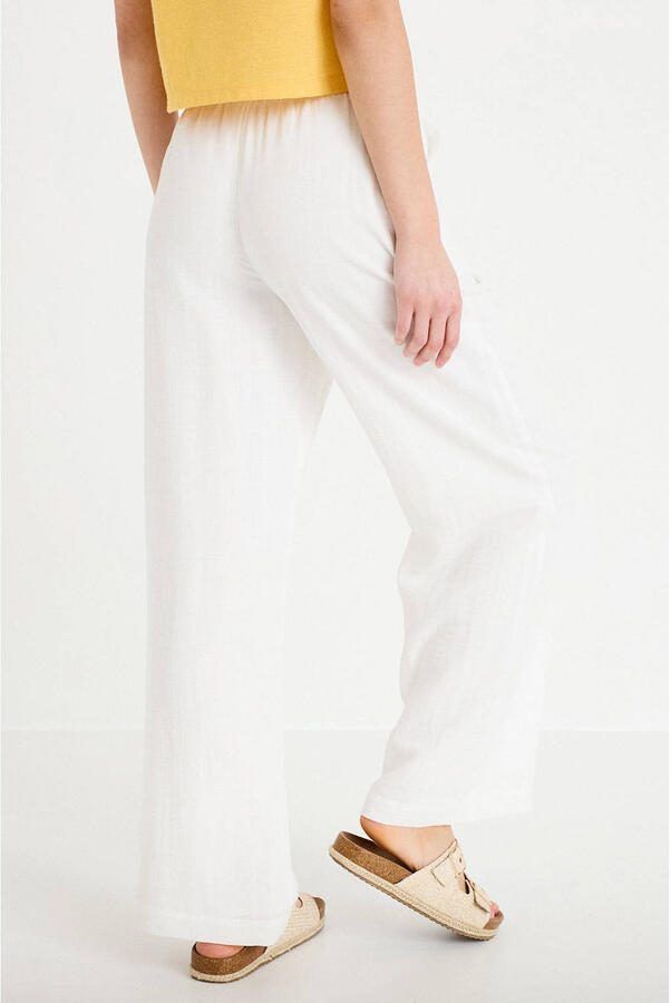 Cache straight casual broek ecru - Foto 2