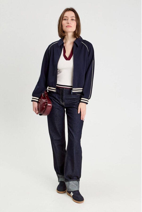Cache straight leg jeans dark blue denim - Foto 3