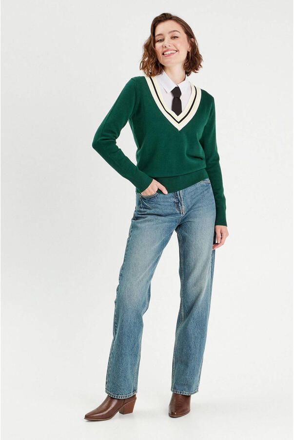 Cache straight leg jeans dirty blue - Foto 3