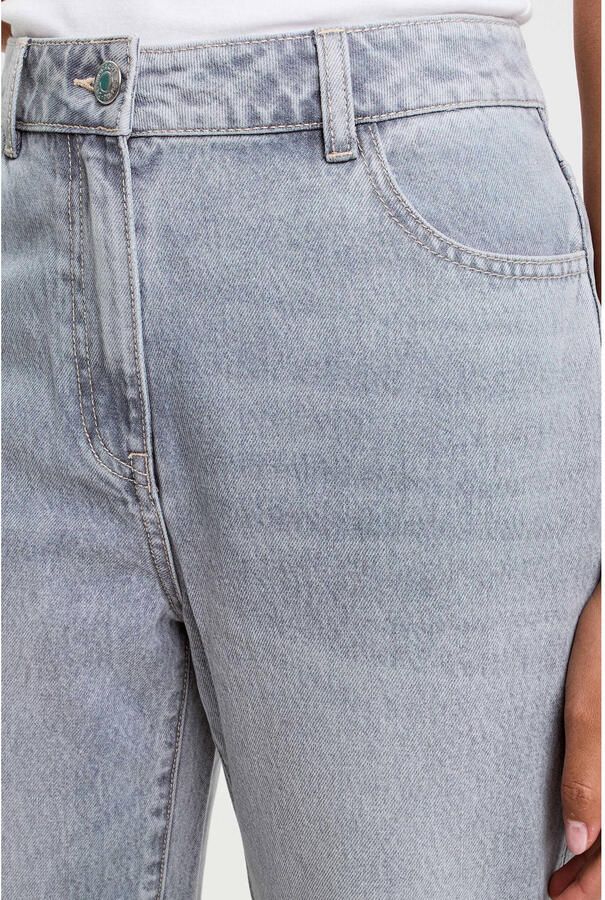 Cache straight leg jeans grey denim - Foto 2