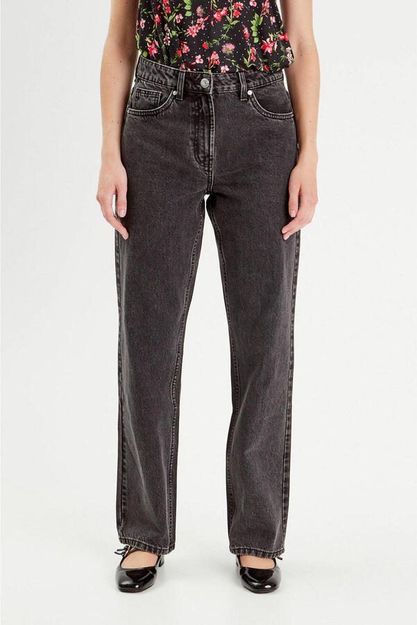 Cache straight leg jeans medium black - Foto 2