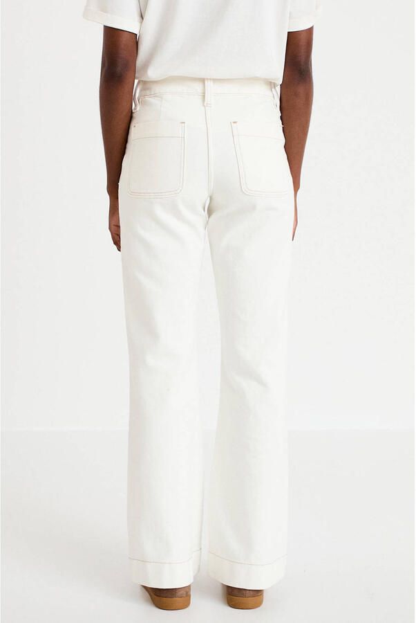 Cache straight leg jeans wit - Foto 2