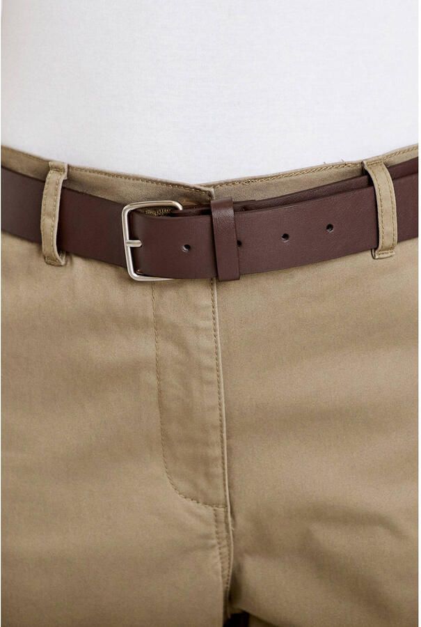 Cache straight regular waist cropped broek grijsgroen - Foto 2