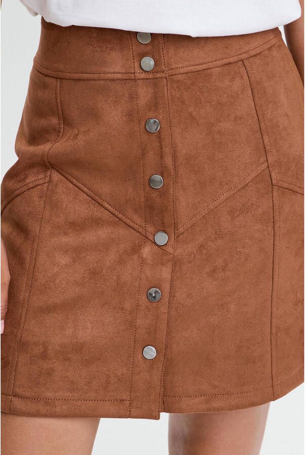 Cache suede korte rok camel - Foto 2