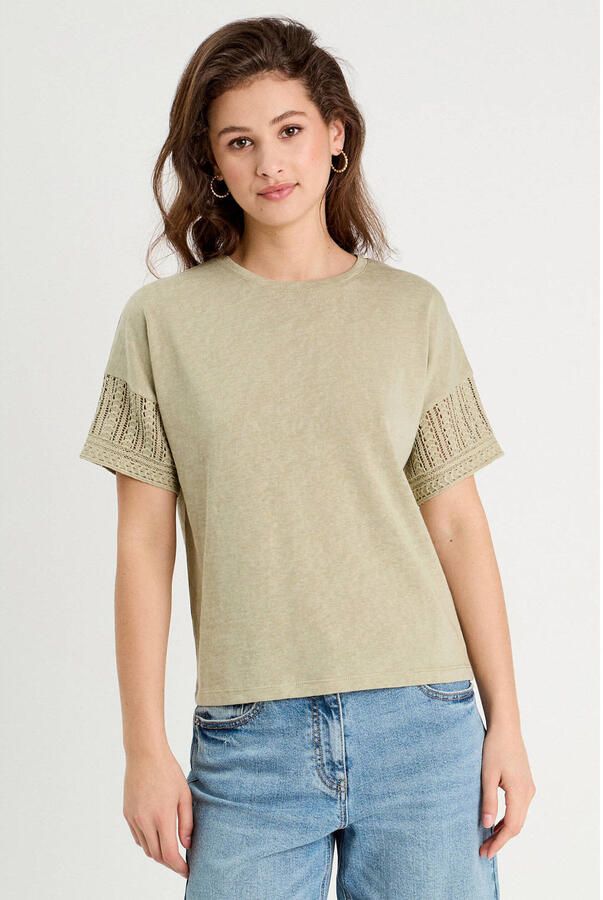 Cache T-shirt crochet
