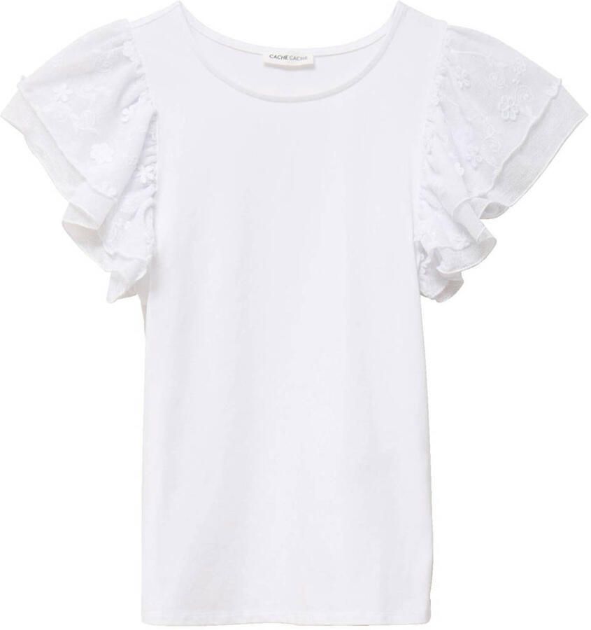 Cache T-shirt ecru - Foto 2