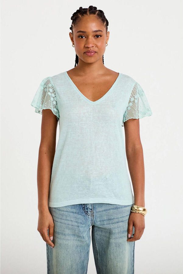 Cache T-shirt lichtgroen