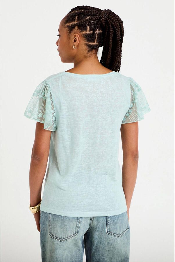 Cache T-shirt lichtgroen - Foto 3