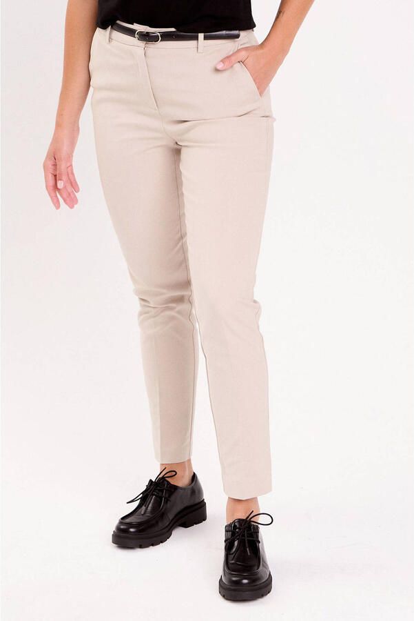 Cache tapered cropped broek beige - Foto 2