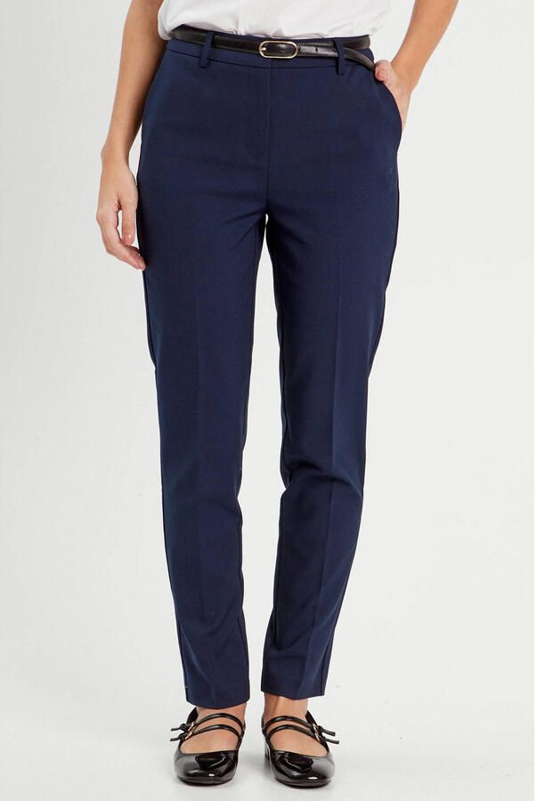 Cache Tapered cropped broek marine