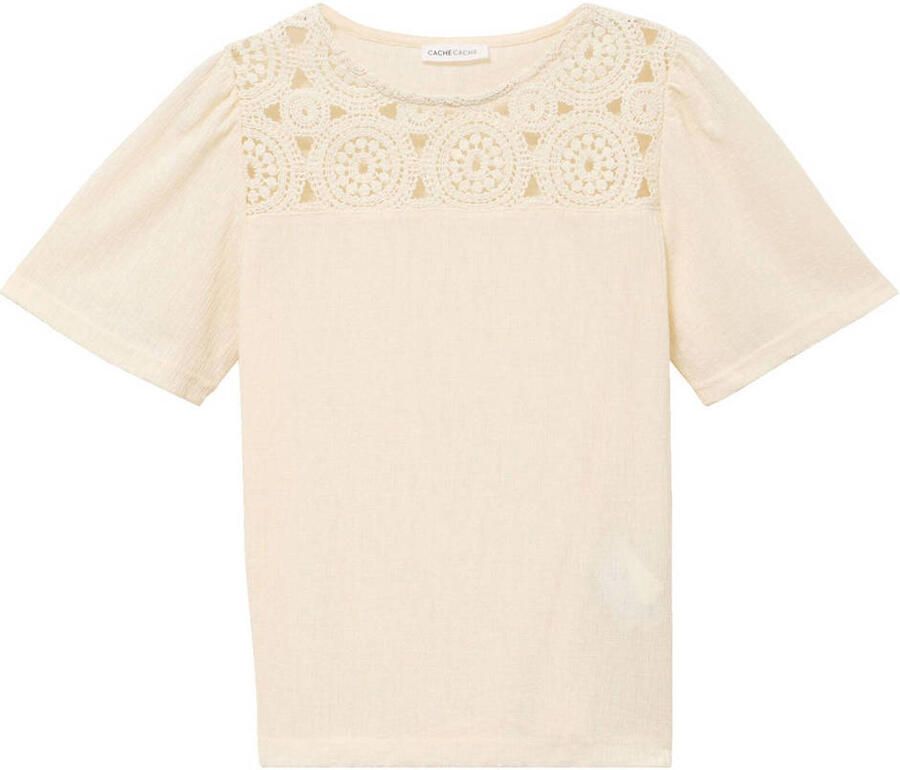 Cache top crochet beige - Foto 2