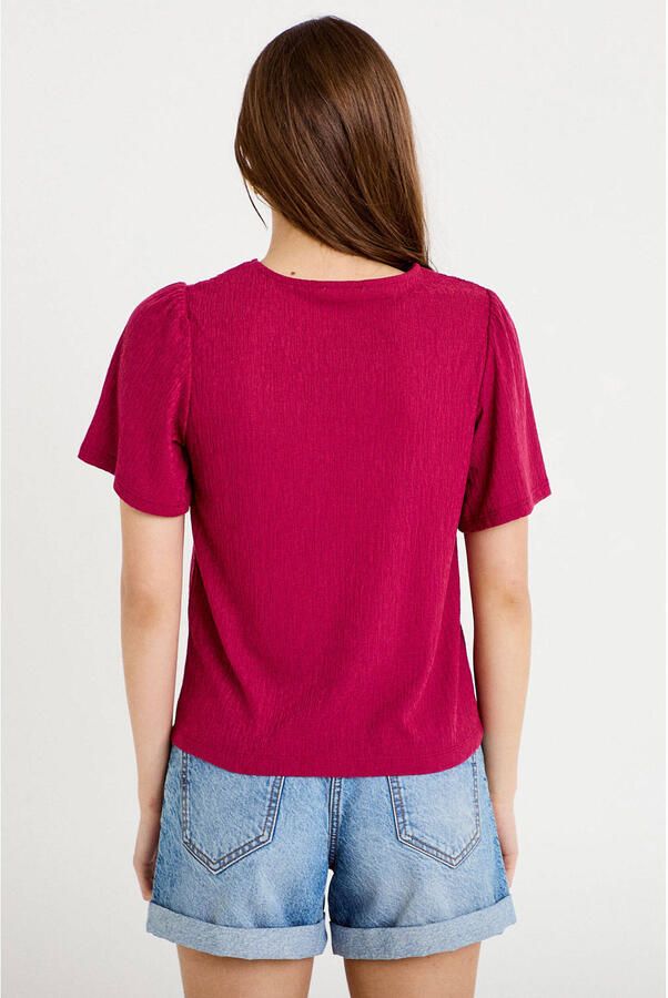 Cache top crochet rood - Foto 3