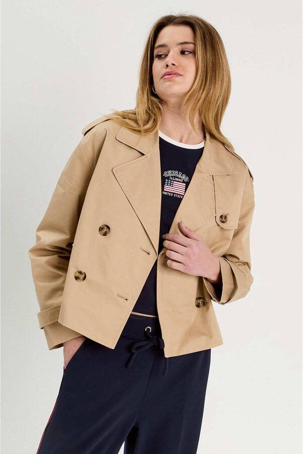 Cache trenchcoat beige - Foto 3