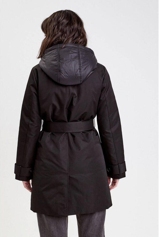 Cache trenchcoat zwart - Foto 2