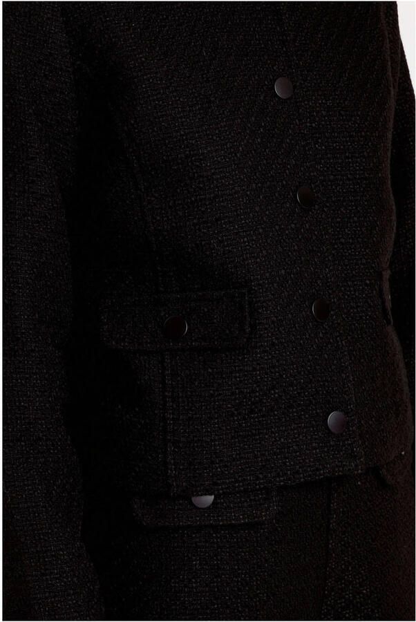 Cache tweed jasje zwart - Foto 2