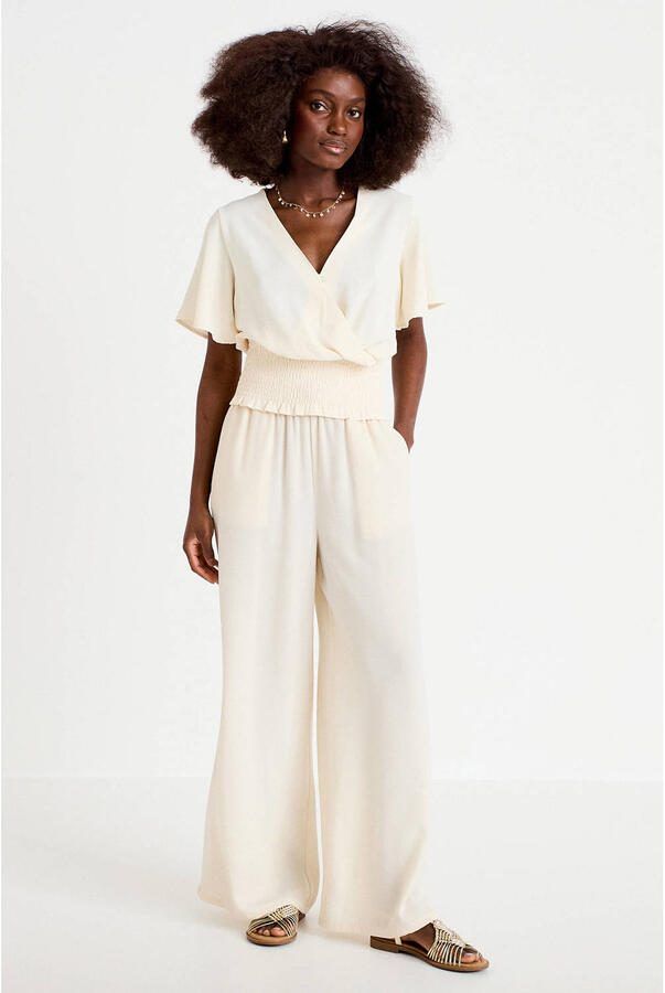 Cache wide leg high waist casual broek - Foto 2