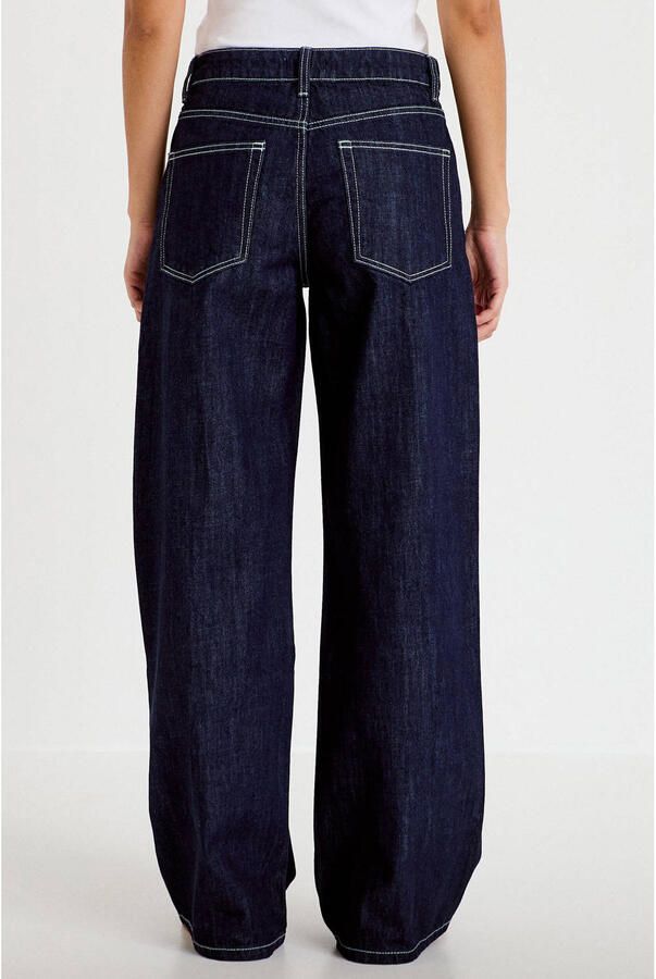 Cache wide leg jeans donkerblauw - Foto 3