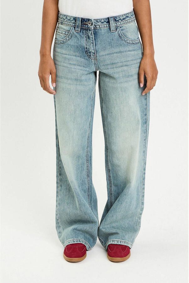 Cache wide leg jeans
