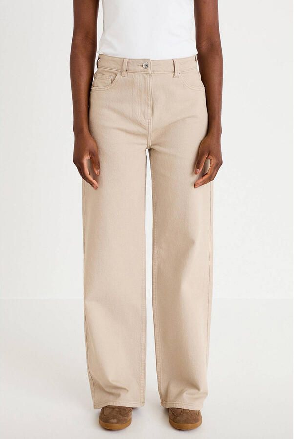 Cache wide leg jeans