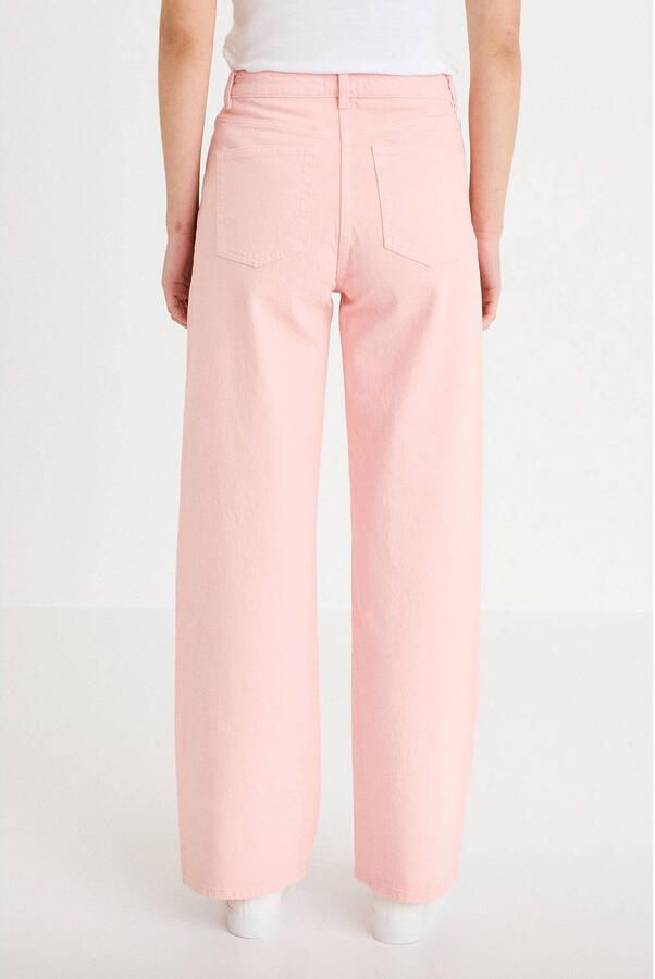 Cache wide leg jeans lichtroze - Foto 2
