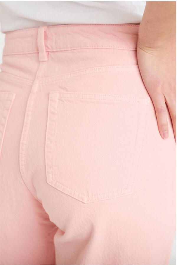 Cache wide leg jeans lichtroze - Foto 3