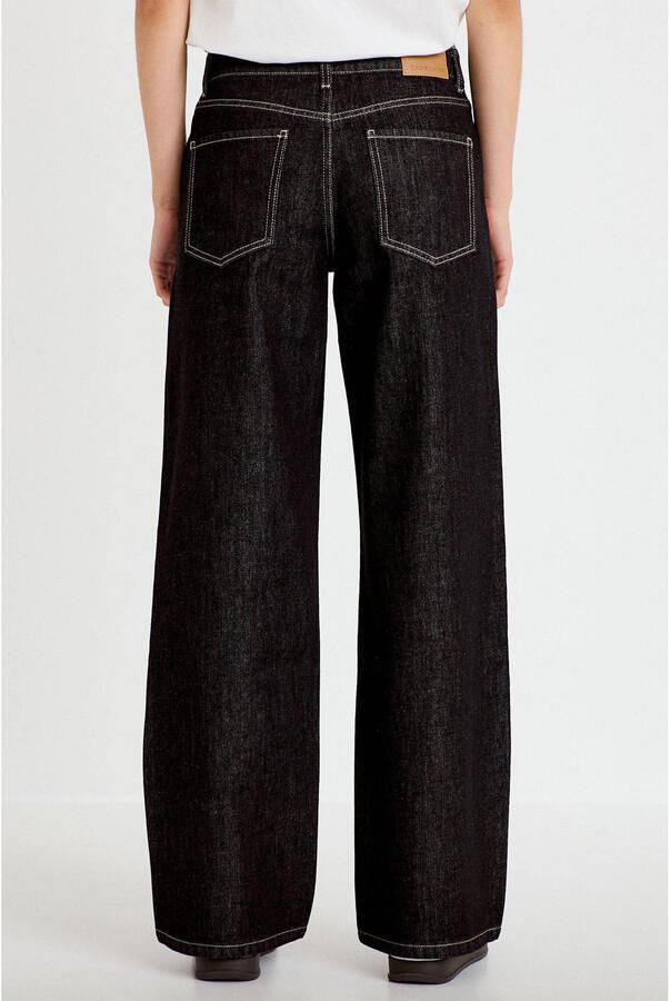 Cache wide leg jeans zwart - Foto 2