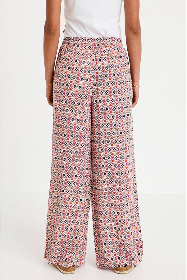 Cache wide leg regular waist broek multi - Foto 3